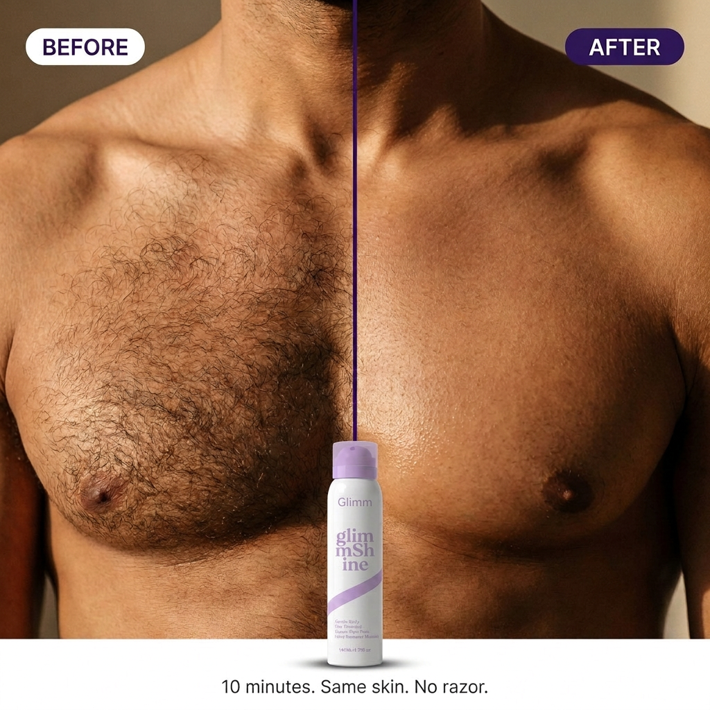 GLIMM - Smooth Skin in 10 Minutes, Pain-Free Mousse